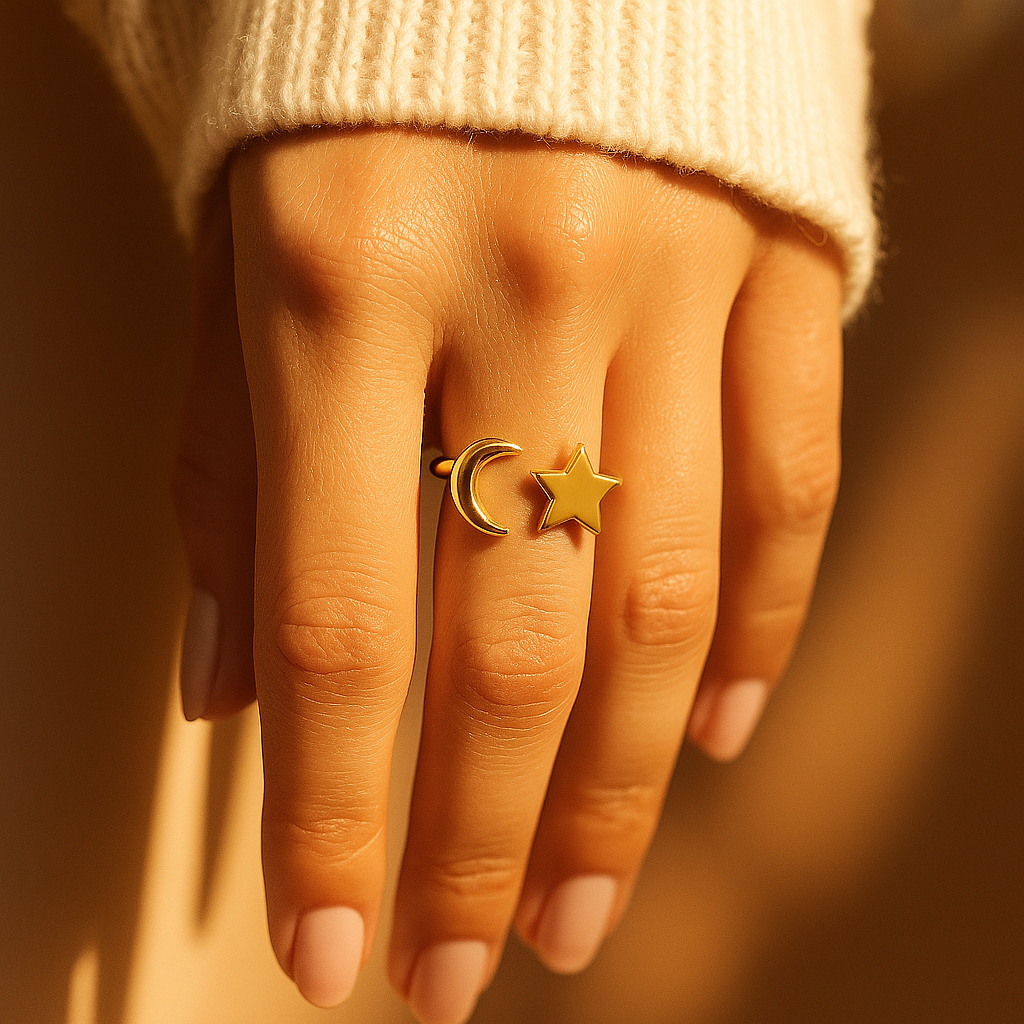 Luna Spinner Ring