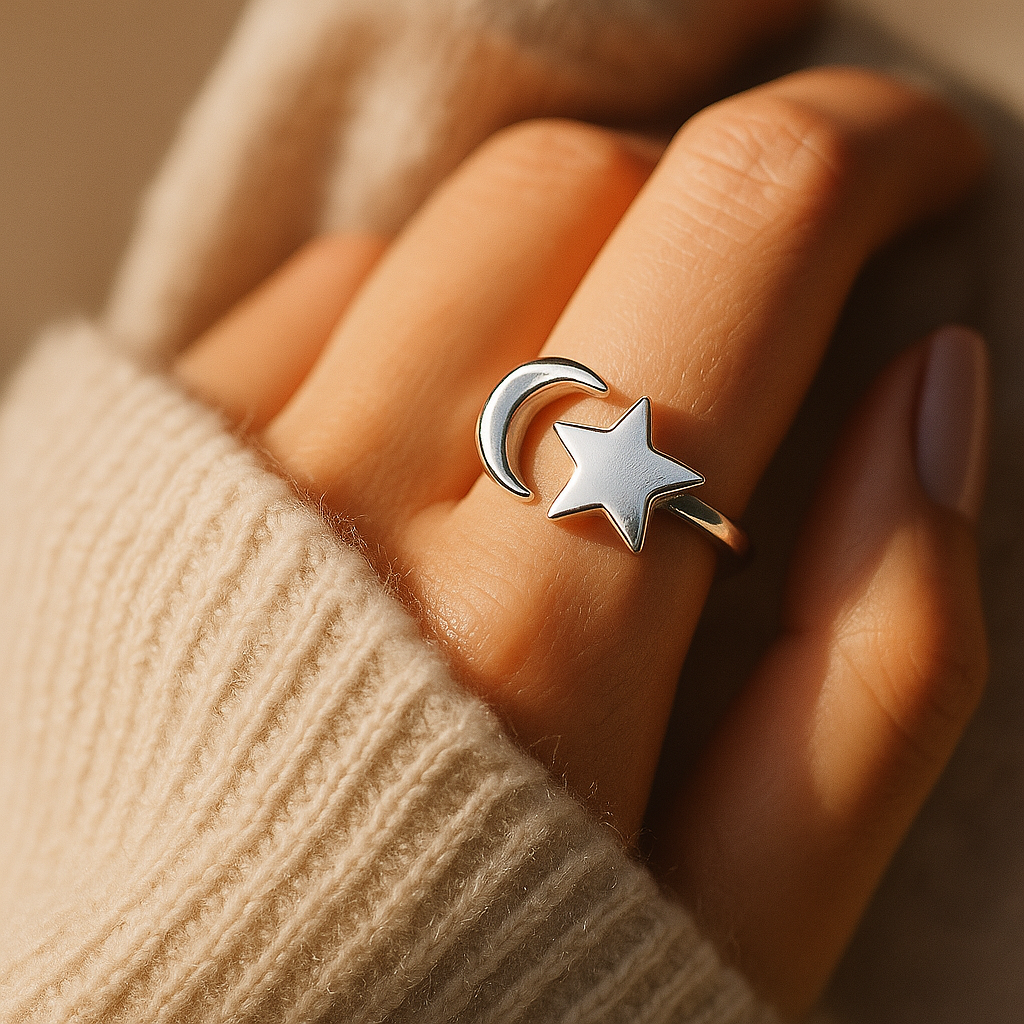 Luna Spinner Ring