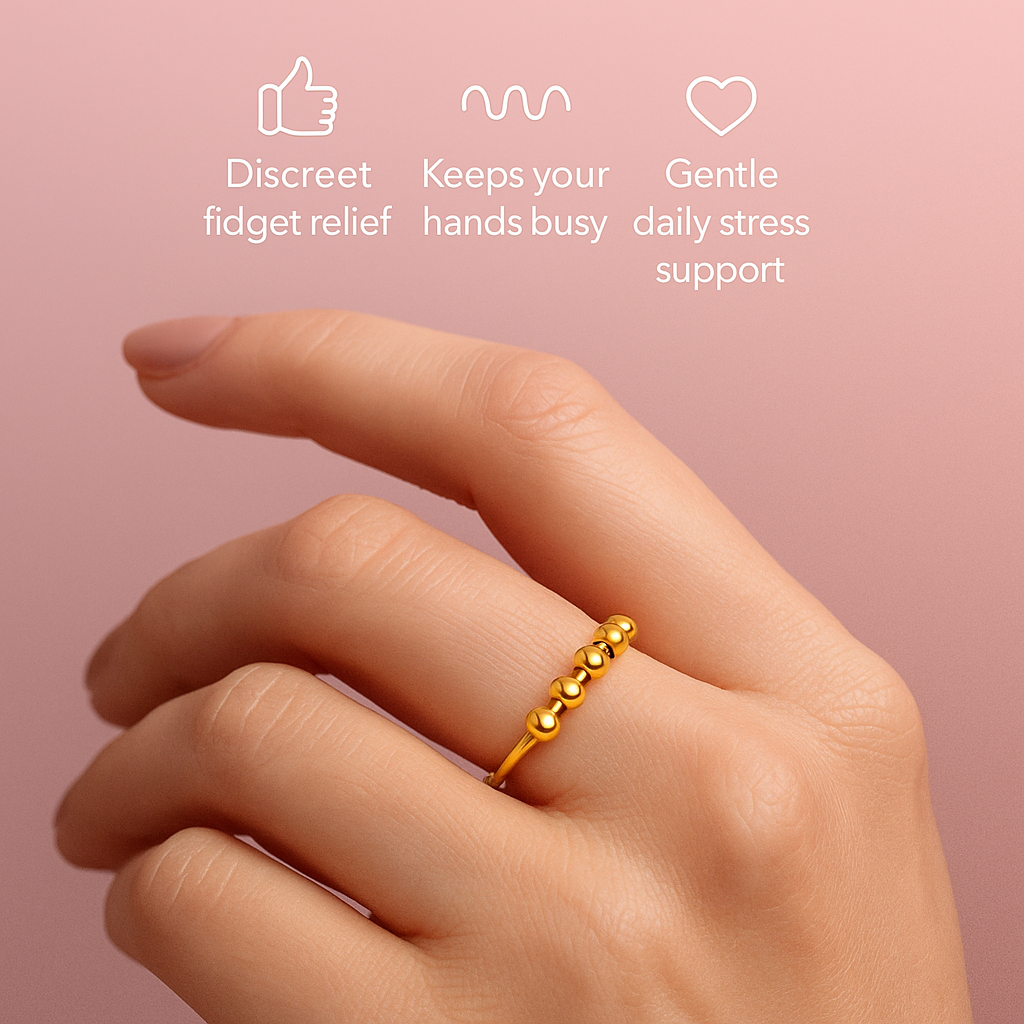 Minimal Bead Fidget Ring