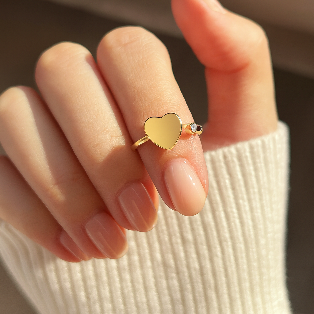 Heart Spinner Ring