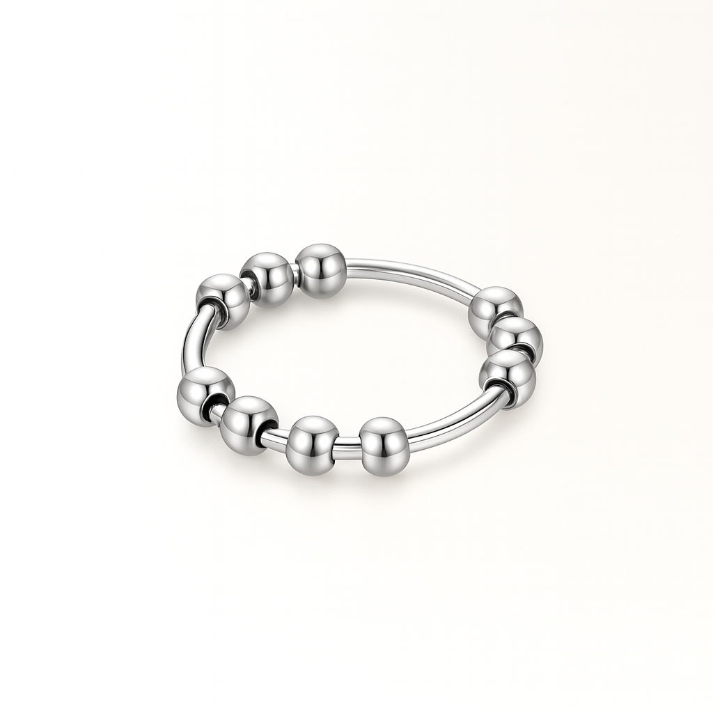Minimal Bead Fidget Ring