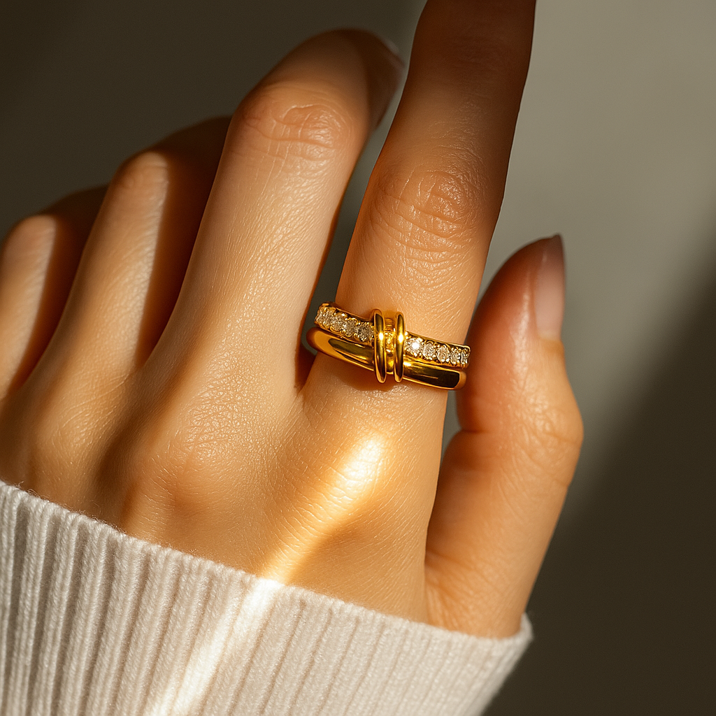 Eterna Stacked Ring