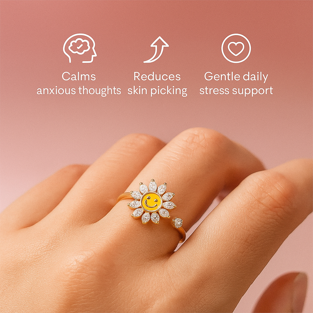 Sunflower Spinner Ring