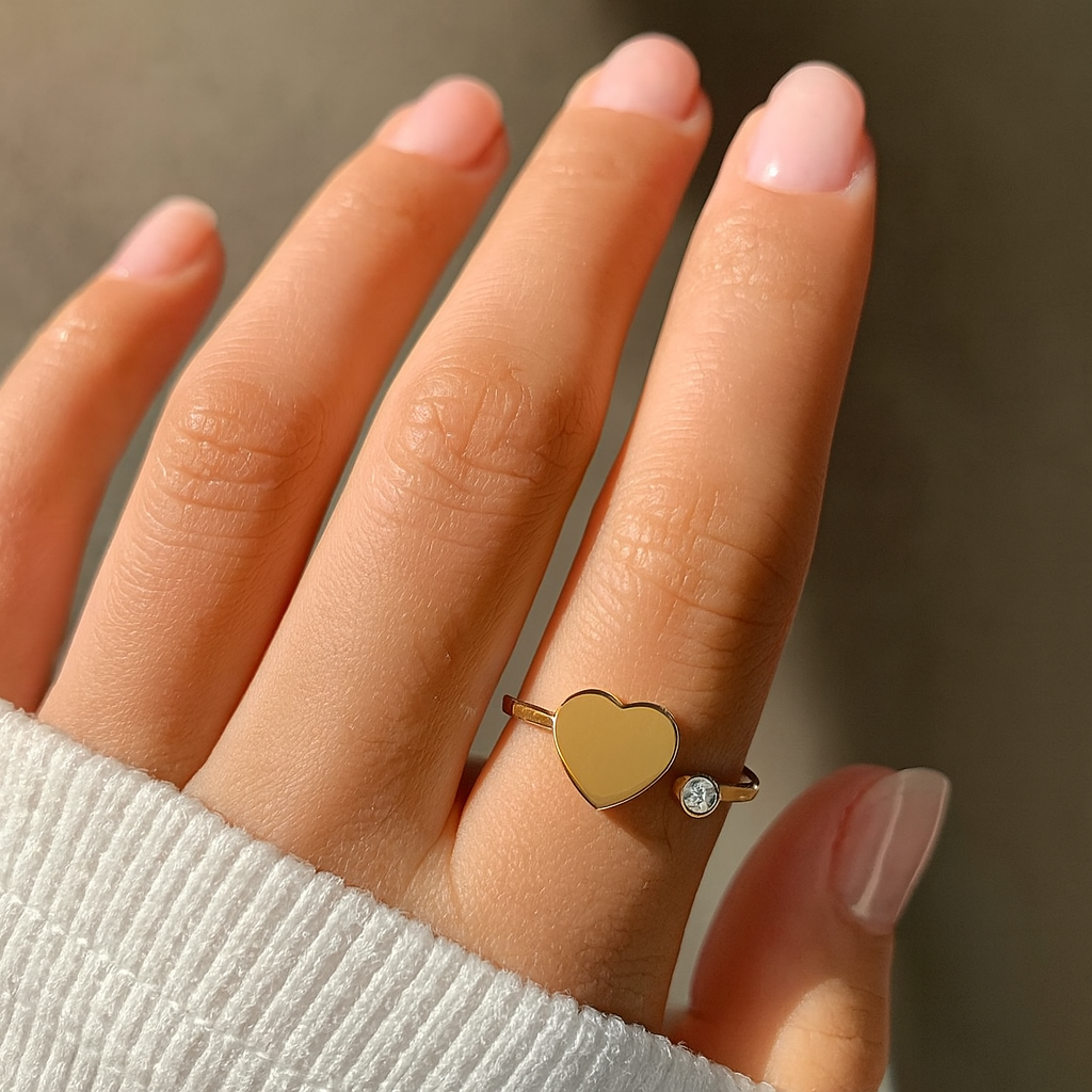 Heart Spinner Ring