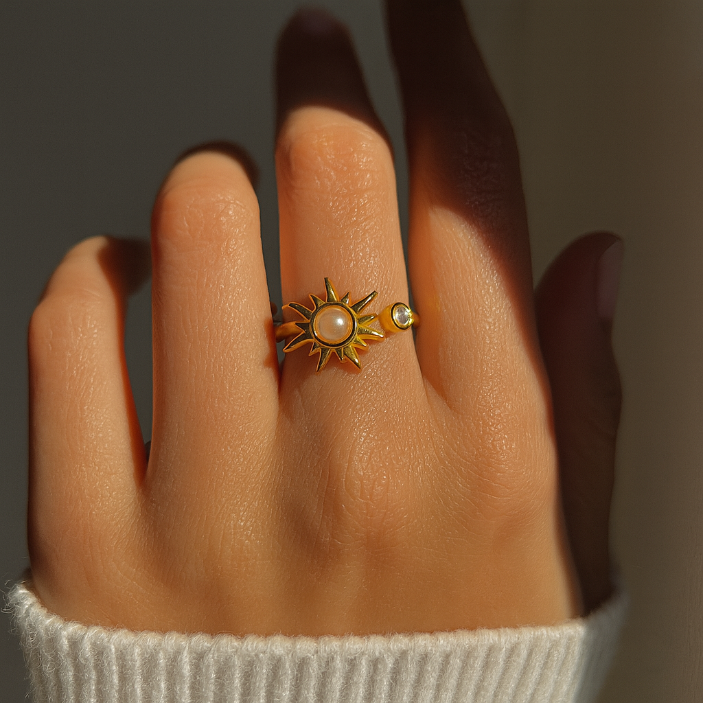 Sunburst Spinner Ring