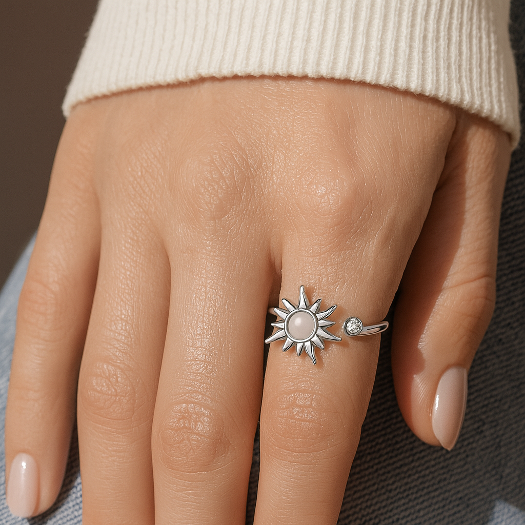 Sunburst Spinner Ring