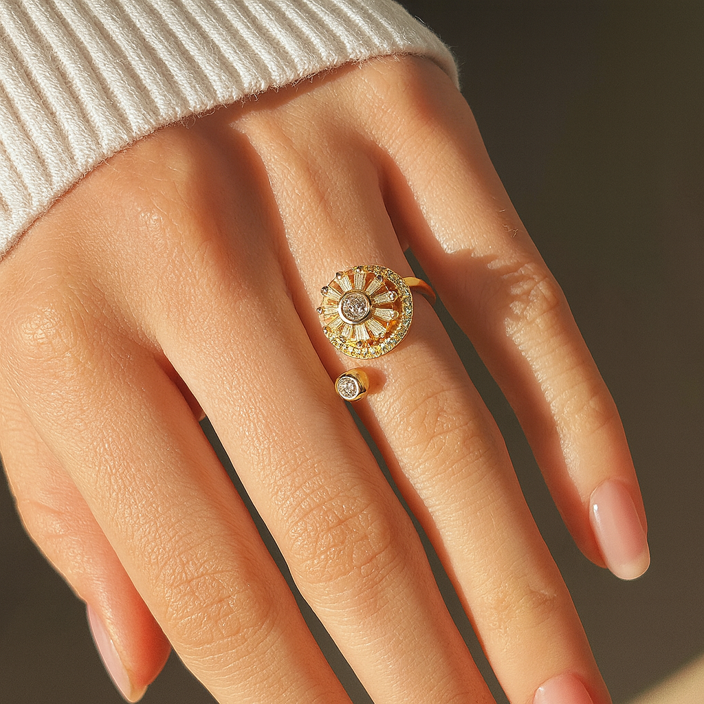 Starlight Spinner Ring