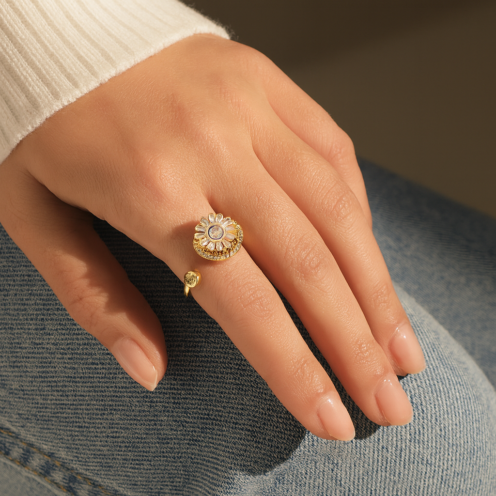 Starlight Spinner Ring