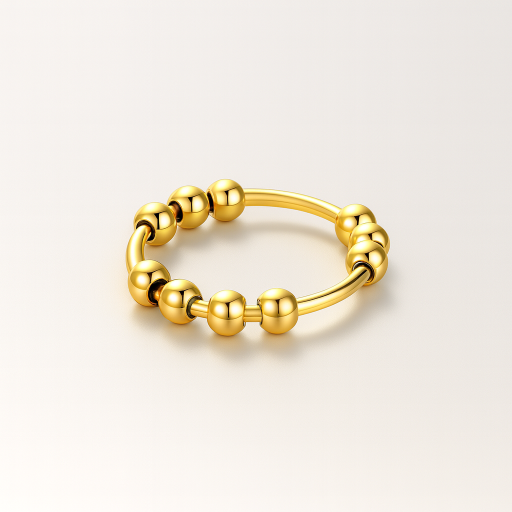 Minimal Bead Fidget Ring